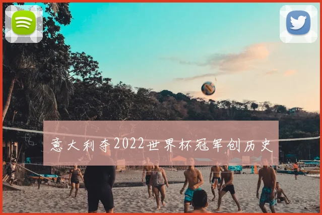 意大利夺2022世界杯冠军创历史