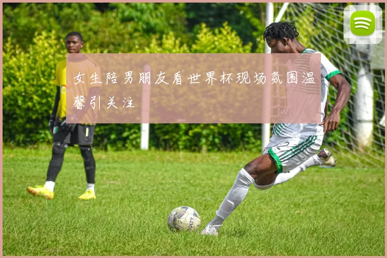 女生陪男朋友看世界杯现场氛围温馨引关注