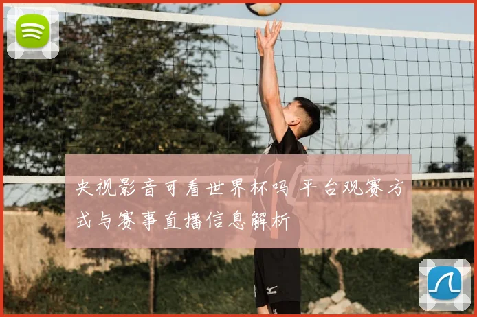 央视影音可看世界杯吗 平台观赛方式与赛事直播信息解析